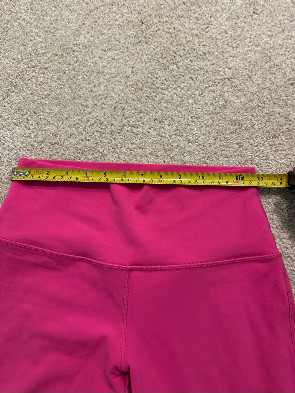 Womens Lululemon Hot Pink Biker Shorts Size 4 - Picture 8 of 9